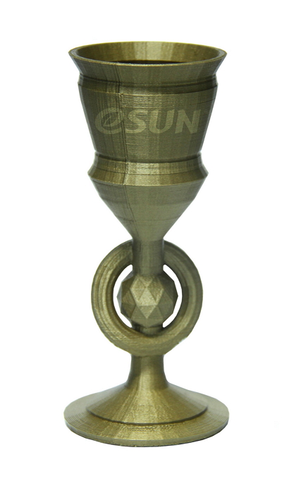 Бронзовый пластик ESUN (Пример печати)